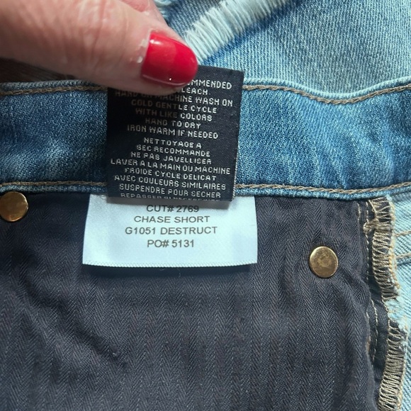 Fidelity Mid Rise Indigo Denim Chase Shorts Size 29 - Picture 10 of 11